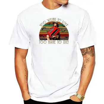 Слишком странно, чтобы жить в страхе и ненависти в Лас-Вегасе, Черная мужская хлопковая футболка S-3Xl, оптовая продажа, футболка