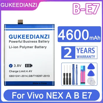 Сменный аккумулятор GUKEEDIANZI B-E7 BE7 4600 мАч для аккумуляторов мобильных телефонов Vivo NEX A B E7