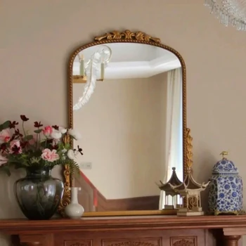 Художественное Зеркало для ванной комнаты Душевая кабина Антикварный Корейский Кавайный длинный макияж для пола Винтажные зеркала в рамах Nordic Lustra Нерегулярные украшения