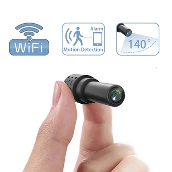Широкоугольная мини-камера WIFI 1080P, камера видеонаблюдения для домашней безопасности, обнаружение движения, ИК-камера ночного видения, IP-камера